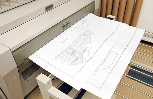 Imagem ilustrativa de Gráfica de plotagem de projetos arquitetônicos em joinville